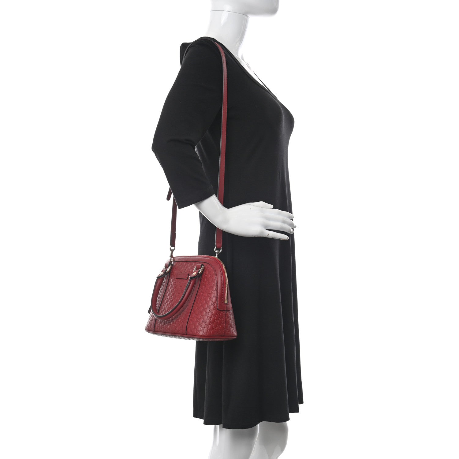 Gucci Soft Microguccissima Mini Dome Bag Rosso 2 of 11