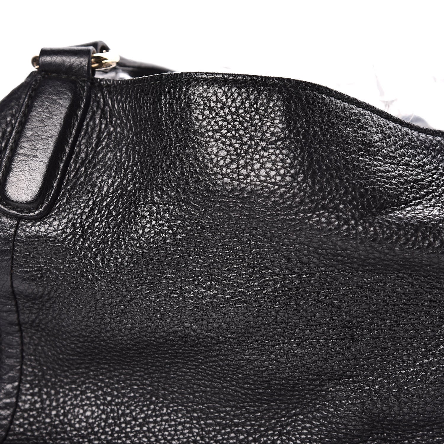 Gucci Pebbled Calfskin Large Soho Shoulder Bag Black 19 of 19