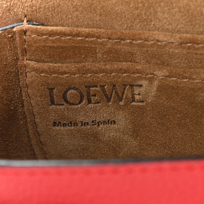 Loewe Grained Calfskin Mini Gate Crossbody Bag Scarlet Burnt Red 8 of 9