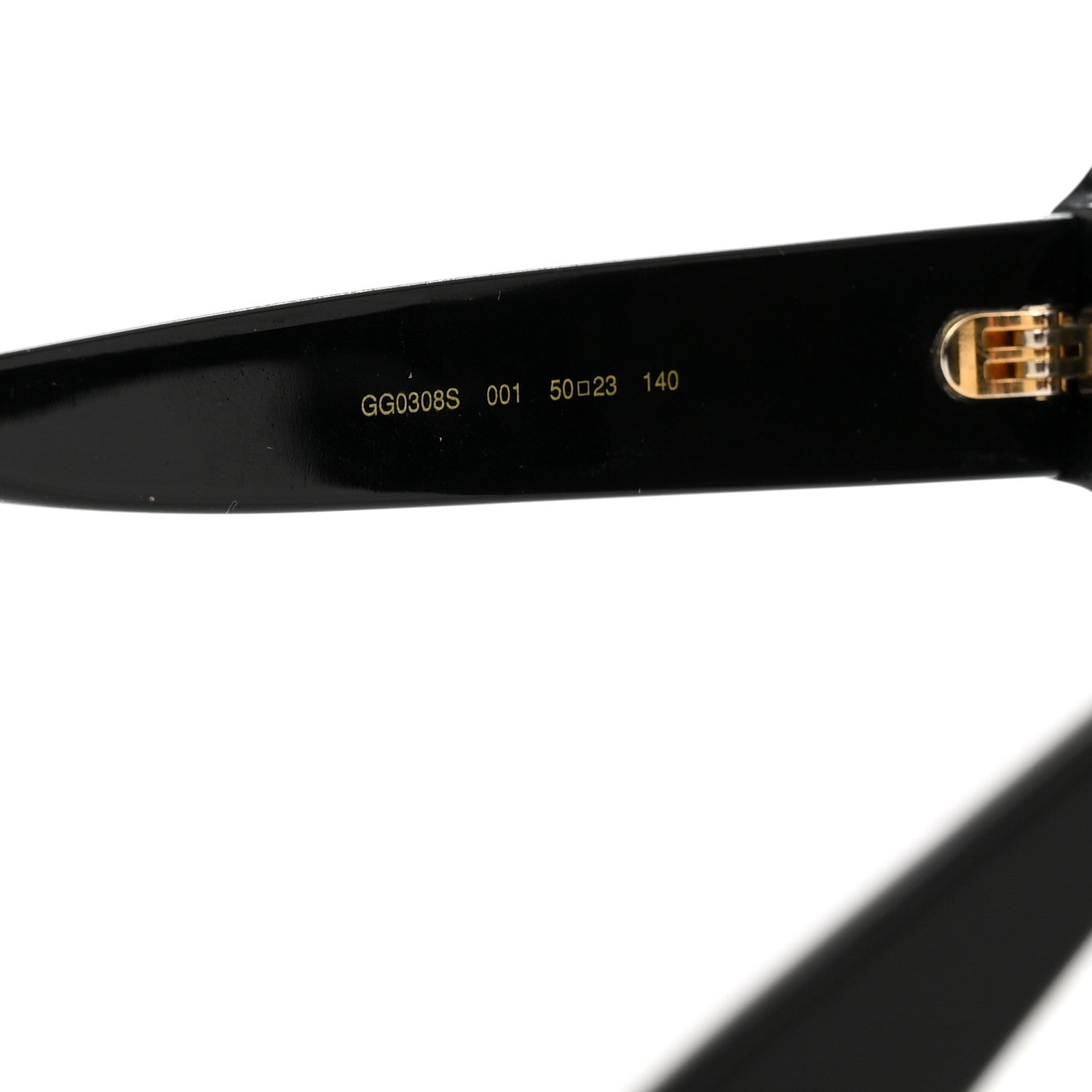 Gucci Crystal Heart Sunglasses GG0308S Black 5 of 6