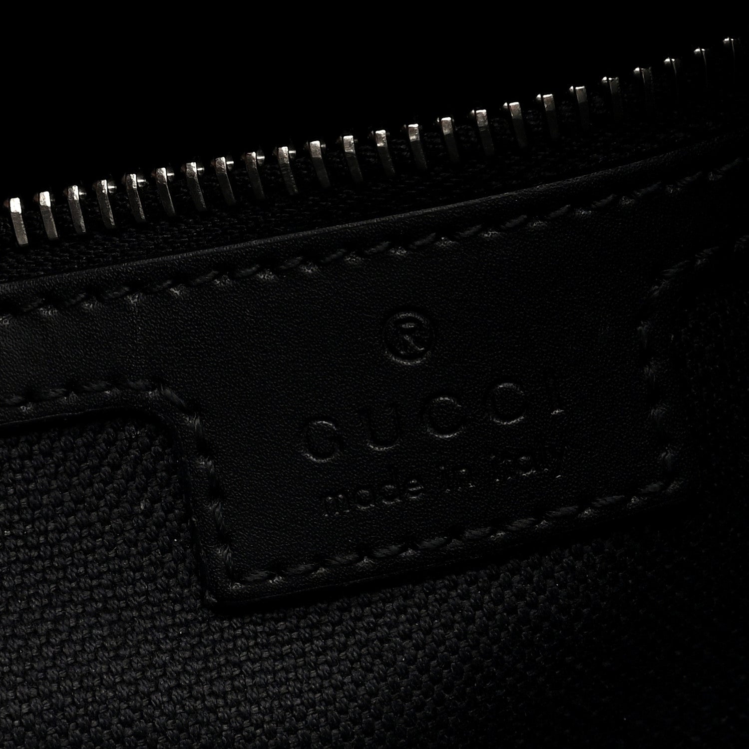 Gucci GG Supreme Monogram Appia Calfskin Web Flat Messenger Bag Black Grey 6 of 9
