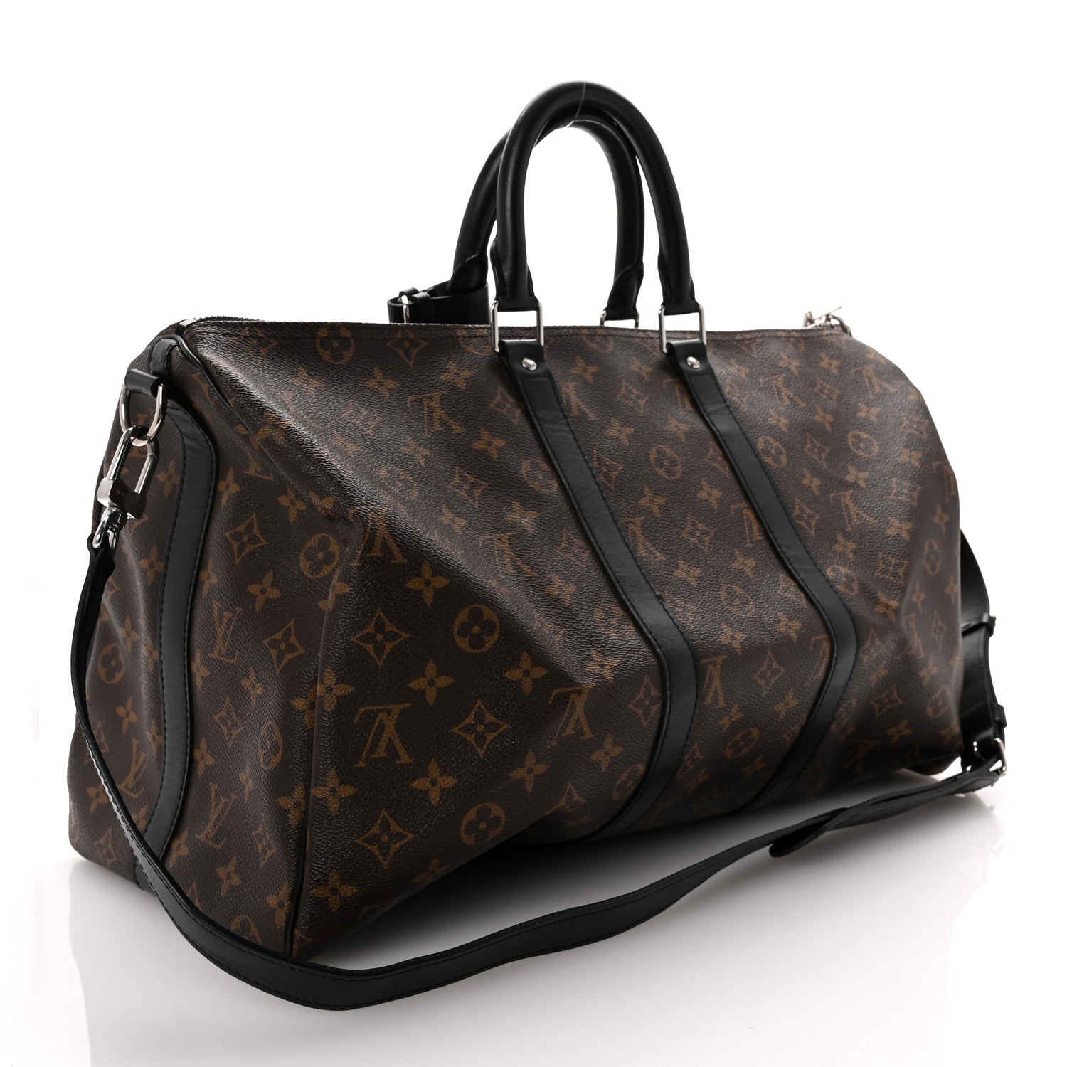 Louis Vuitton Monogram Macassar Keepall Bandouliere 45 2 of 10