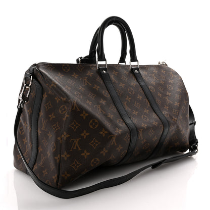Louis Vuitton Monogram Macassar Keepall Bandouliere 45 2 of 10