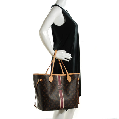 Louis Vuitton Monogram My LV Heritage Neverfull MM Bordeaux Ivory 2 of 8
