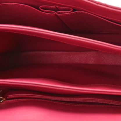 Chanel Lambskin Quilted Small Trendy CC Dual Handle Bag Dark Pink 5 of 9