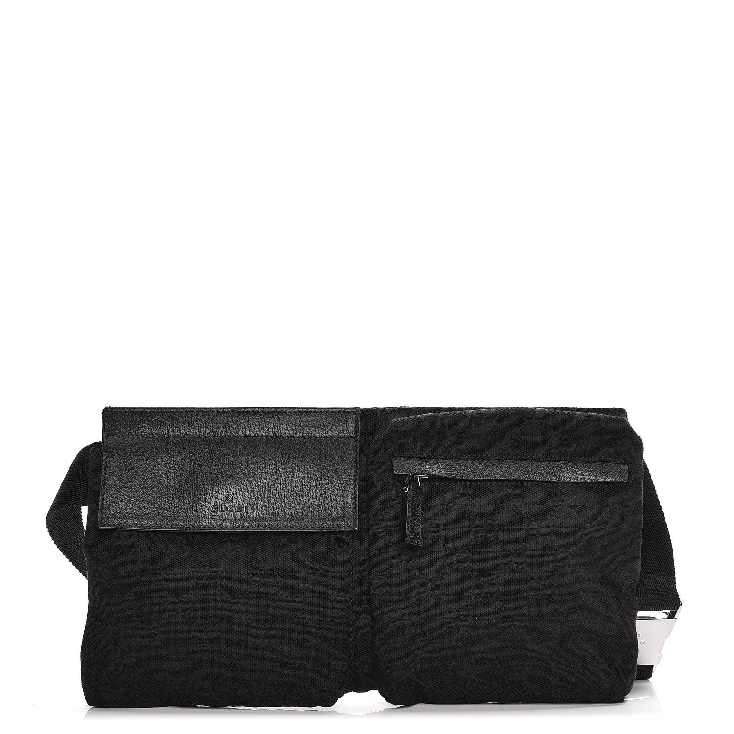 Gucci Monogram Belt Bag Black 1 of 8