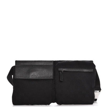 Gucci Monogram Belt Bag Black 1 of 8