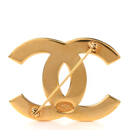 Chanel CC Brooch Gold 3 of 5