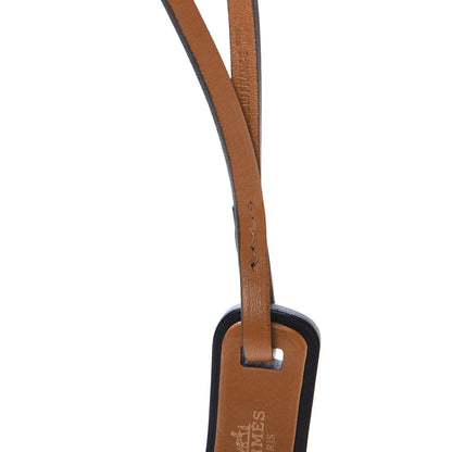 Hermes Lizard Butler Calfskin Oran Nano Bag Charm Mykonos 4 of 5