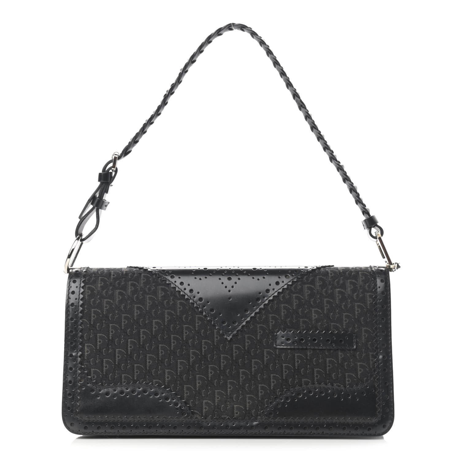 Christian Dior Monogram D Trick Shoulder Bag Black 1 of 13