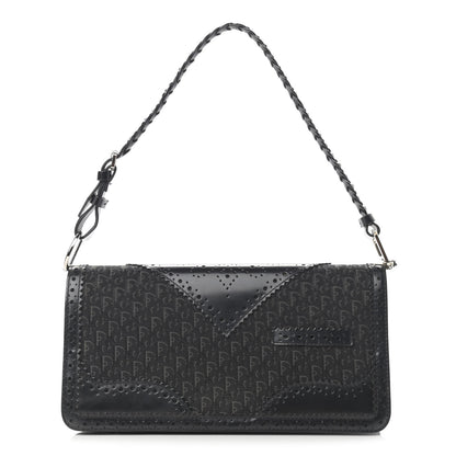 Christian Dior Monogram D Trick Shoulder Bag Black 1 of 13
