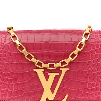 Louis Vuitton Alligator Chain Louise GM 7 of 12