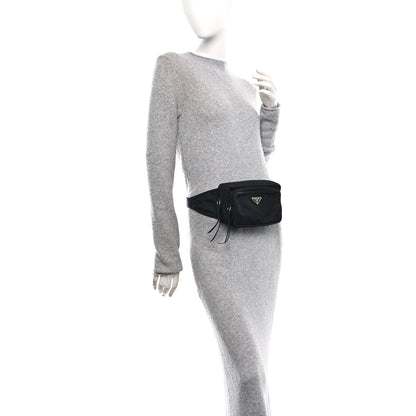 Prada Re-Nylon Saffiano Belt Bag Black Black 2 of 13