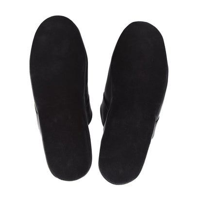 Louis Vuitton X SUPREME Lambskin Mens Hugh Slippers 7 Black 5 of 8