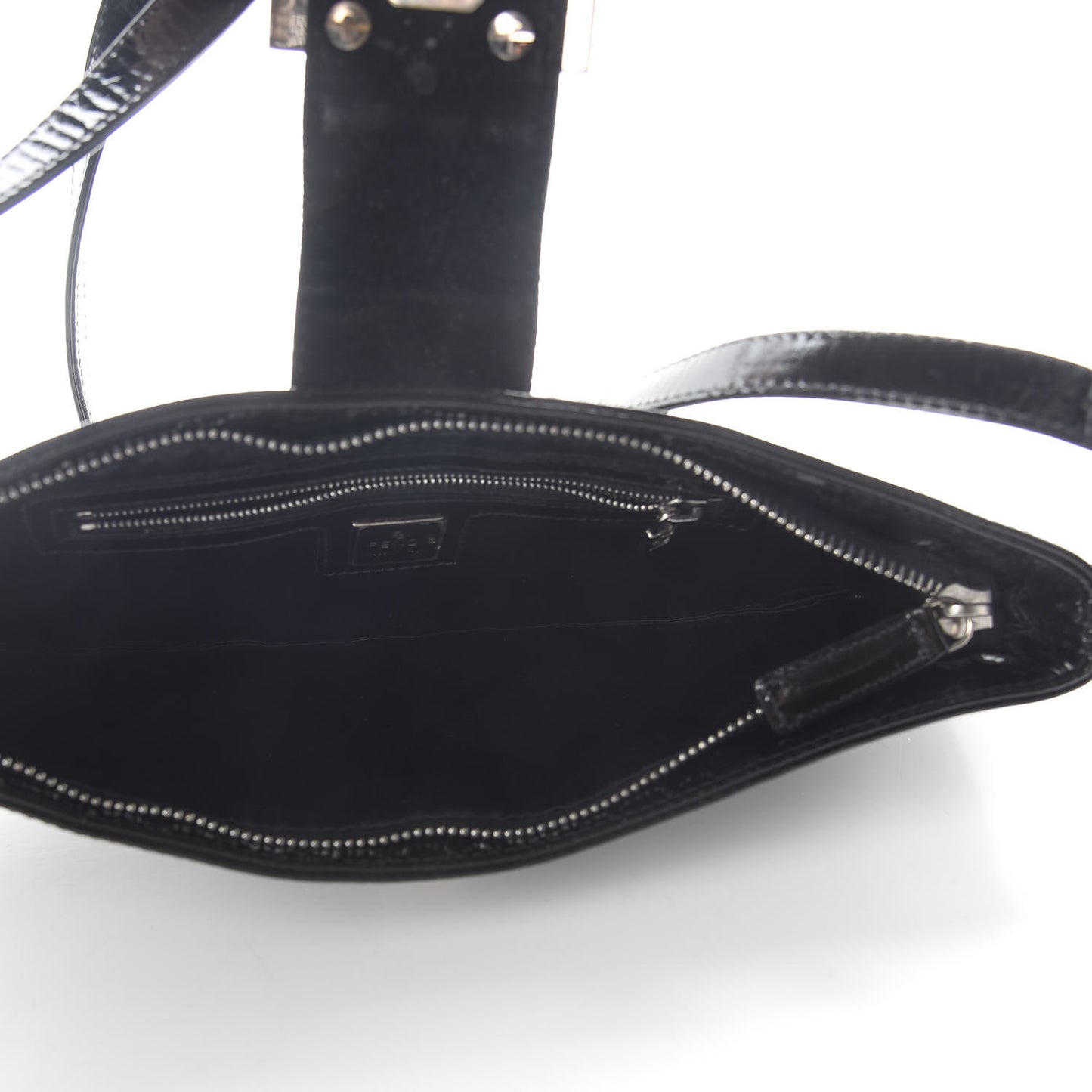 Patent Baguette Black