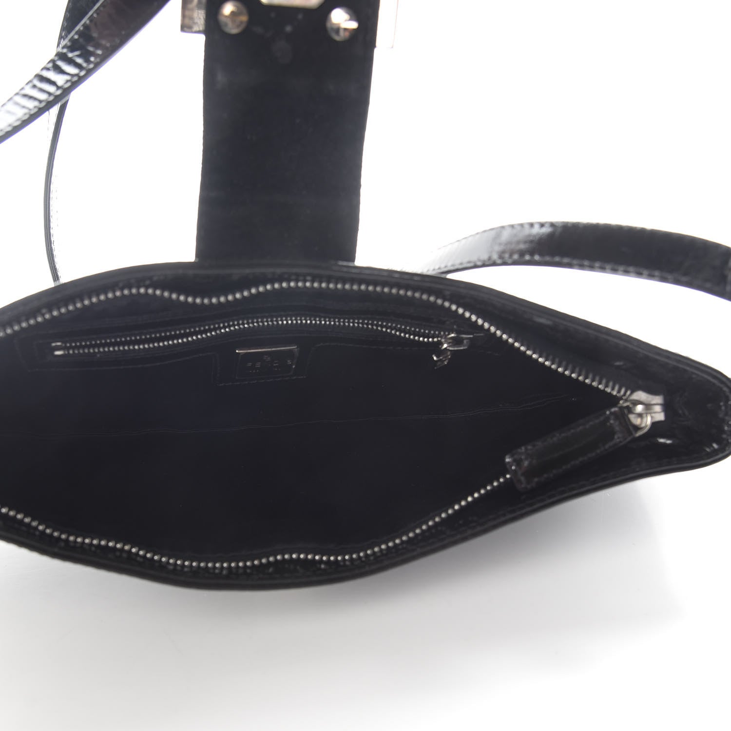 Fendi Patent Baguette Black 4 of 7