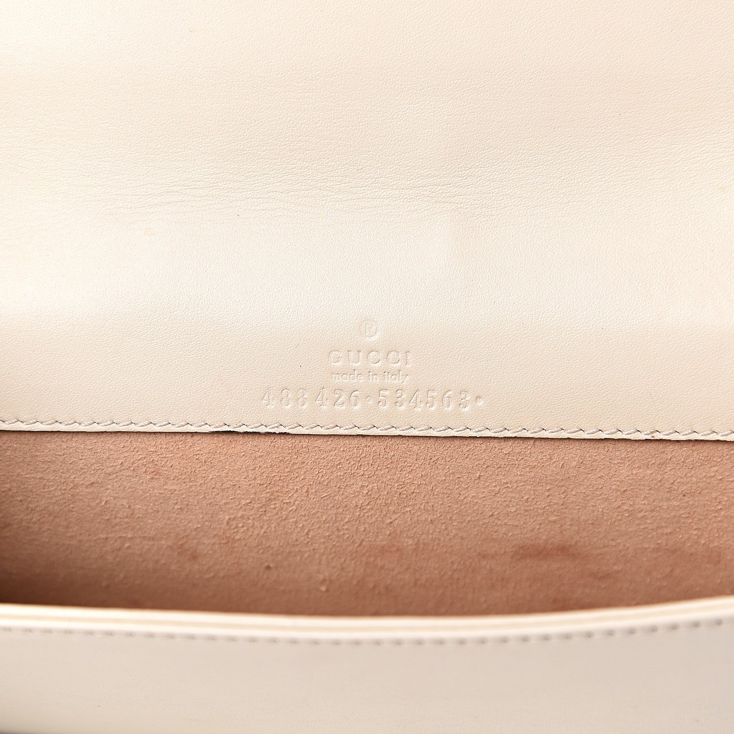 Gucci Calfskin Matelasse GG Marmont Mini Bag White 5 of 14