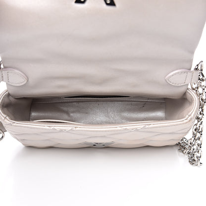 Louis Vuitton Lambskin Malletage GO-14 PM Silver 5 of 16