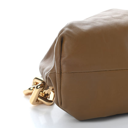 Bottega Veneta Calfskin The Pouch Chain Moutarde 9 of 10