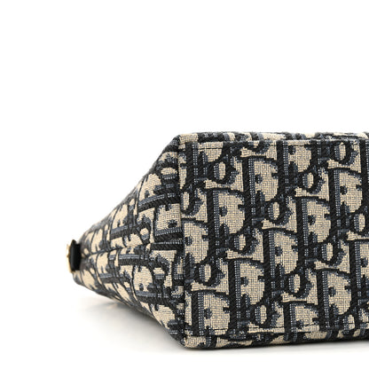 Christian Dior Oblique Medium Diortravel Nomad Pouch Blue 9 of 11