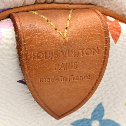 Louis Vuitton Monogram Multicolor Speedy 30 White 6 of 11