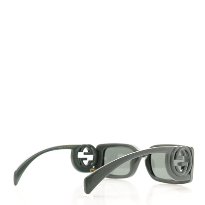 Gucci Acetate Rectangle Frame Sunglasses GG1325S Dark Grey 4 of 8