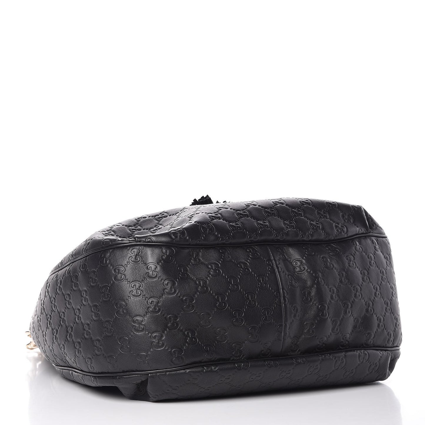 Guccissima Medium Emily Hobo Black