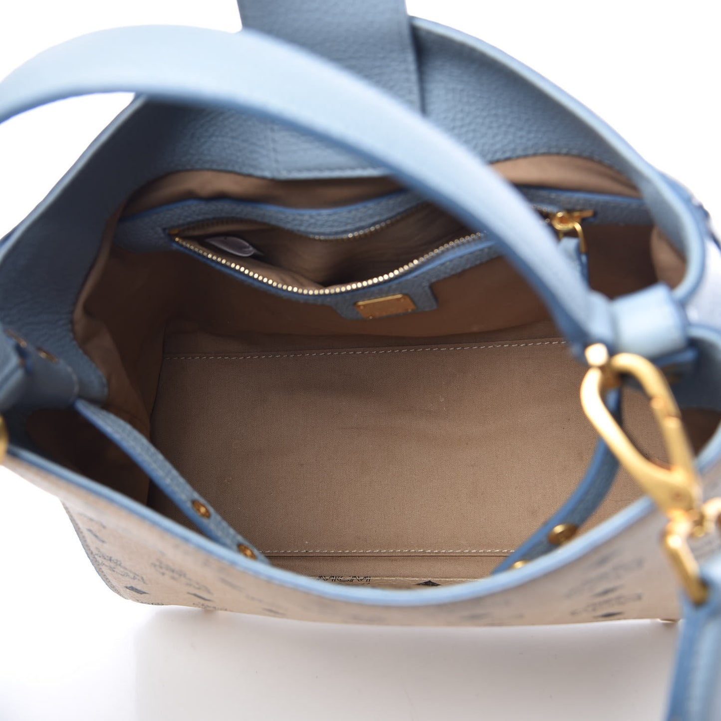 Visetos Small Corina Shoulder Bag Beige Sky Blue