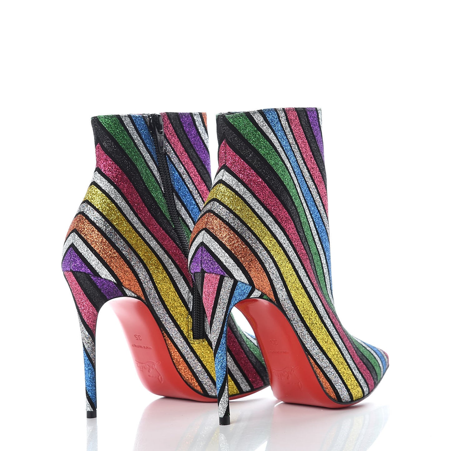 Suede Stripyglitter So Kate Booty 100 Ankle Boots 35 Multi