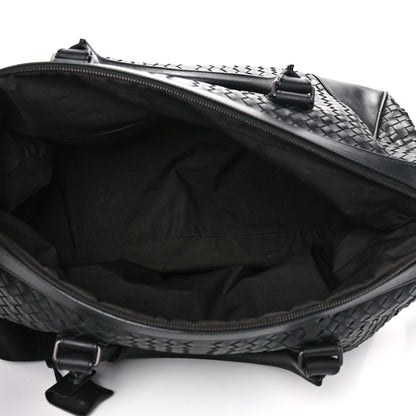 Bottega Veneta Nappa Intrecciato VN Large Duffel Black 4 of 15