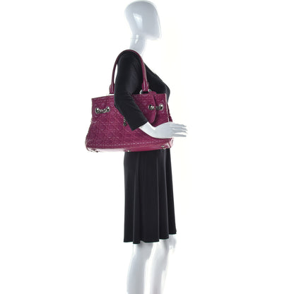 Christian Dior Lambskin Cannage Chri Chri Tote Fuchsia 2 of 24