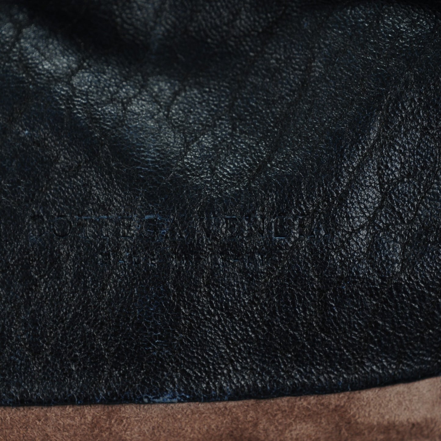 Lambskin Intrecciato Tote Celeste