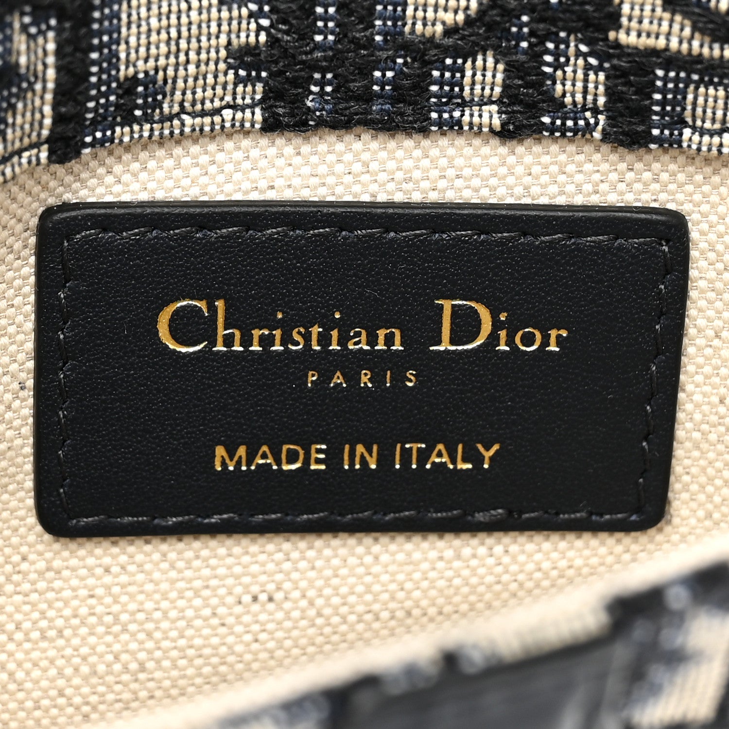 Christian Dior Oblique Saddle Belt Pouch Blue 6 of 8