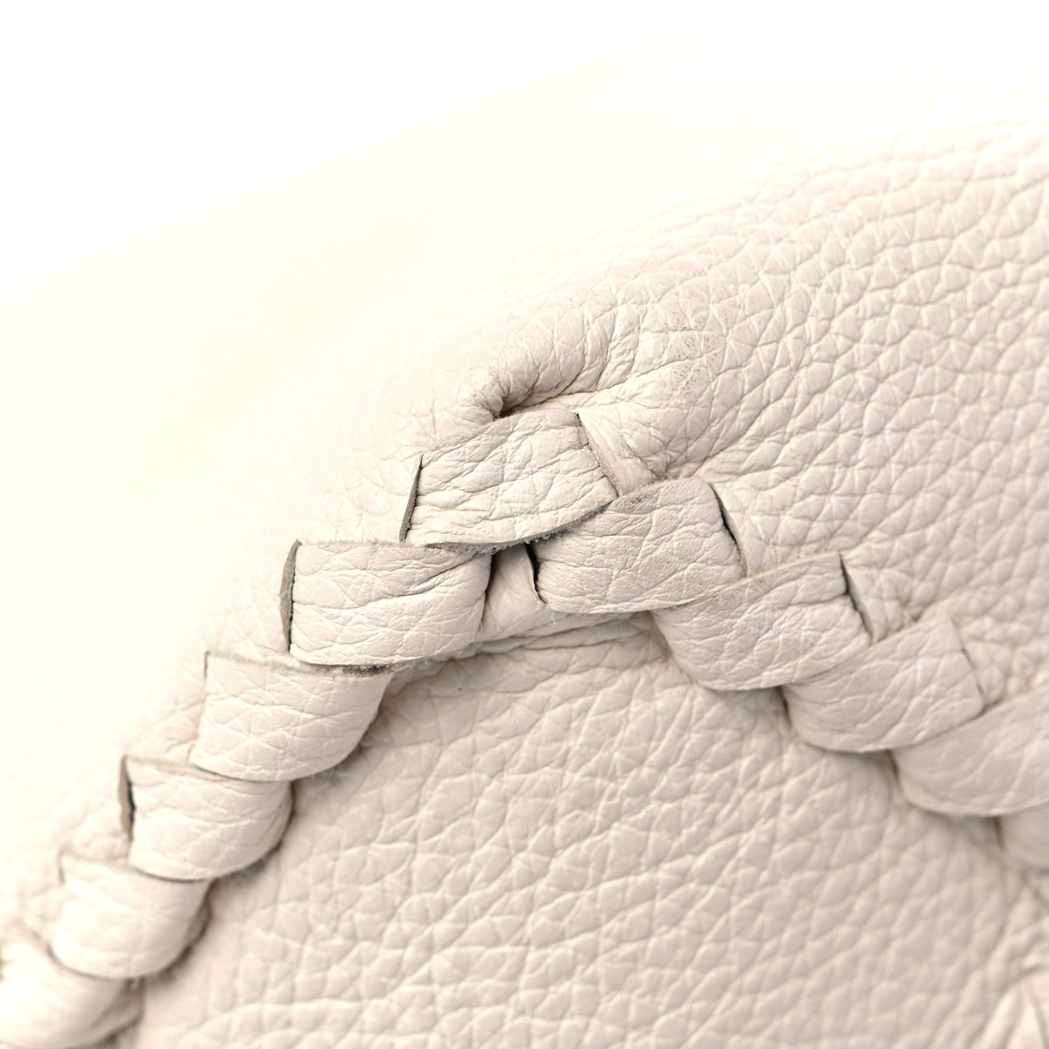 Bottega Veneta Cervo Deerskin Medium Shoulder Bag White 9 of 14