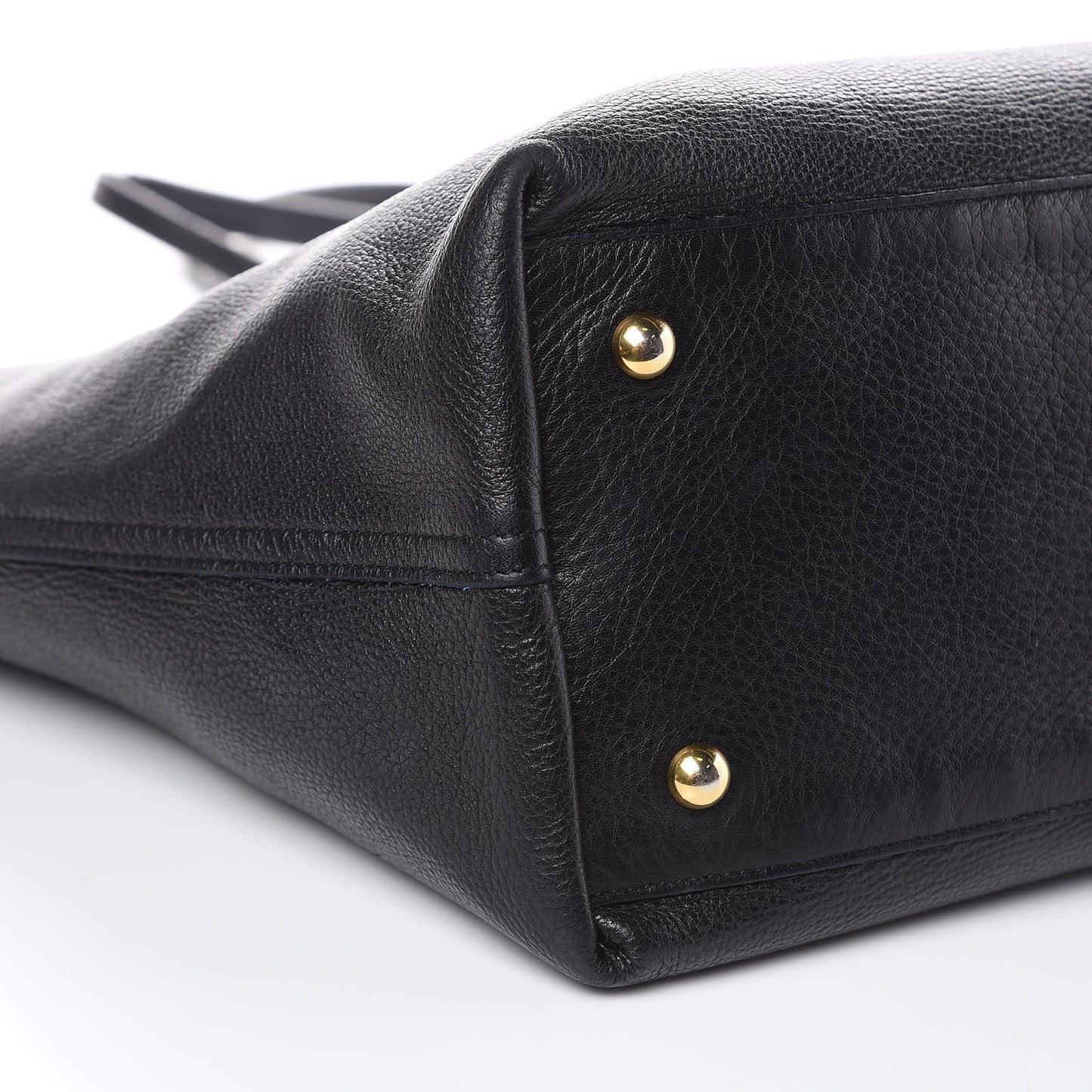 Calfskin Large Neo Double Reversible Tote Black
