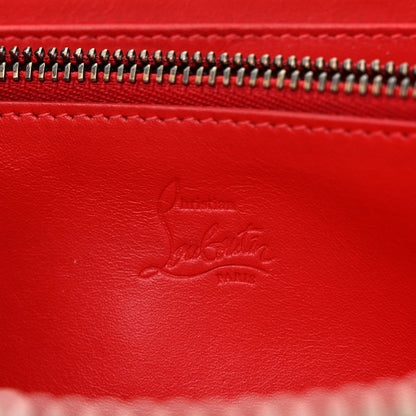 Christian Louboutin Calfskin Panettone Spiked Zip Around Wallet Black Multicolor 6 of 12