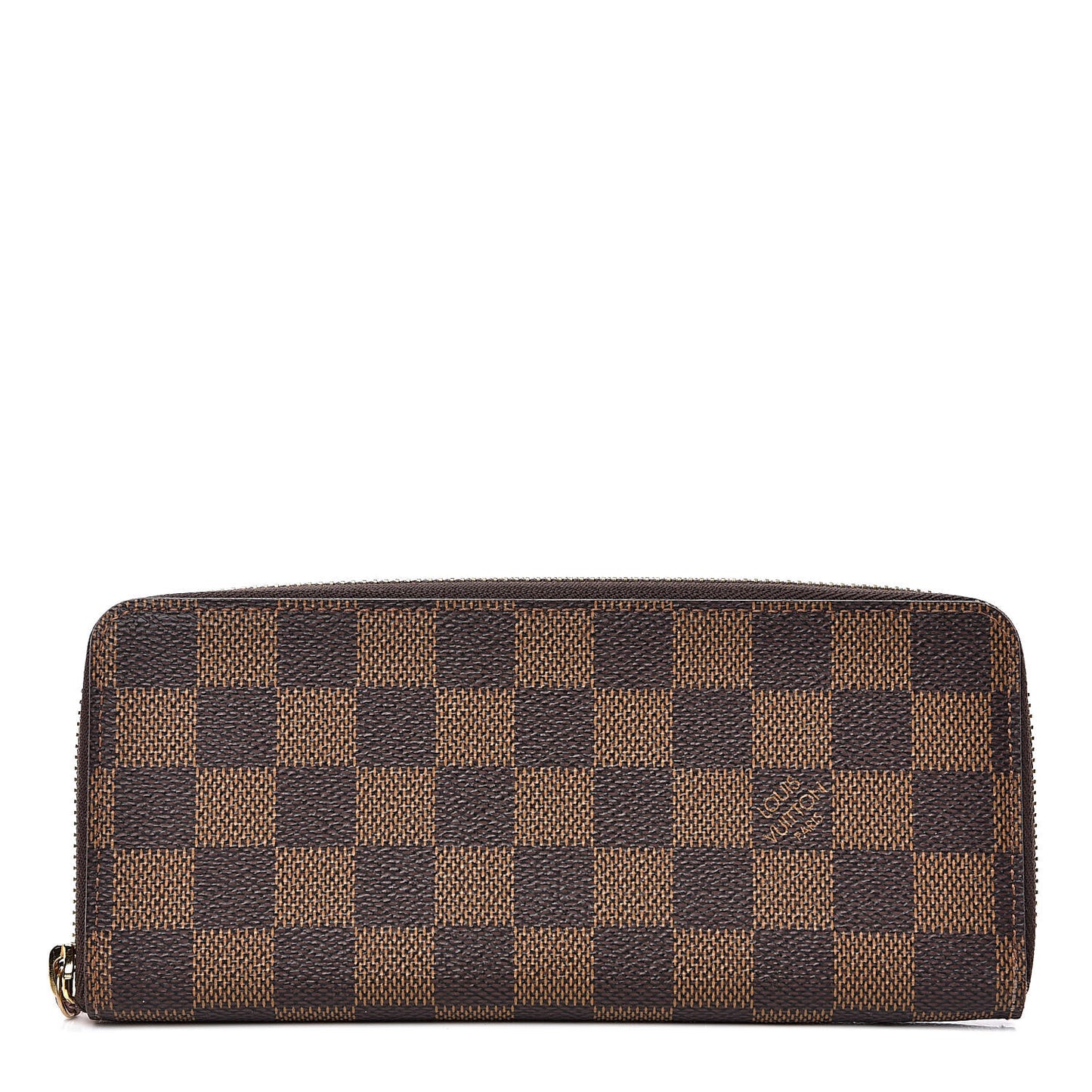 Damier Ebene Clemence Wallet Rose Ballerine