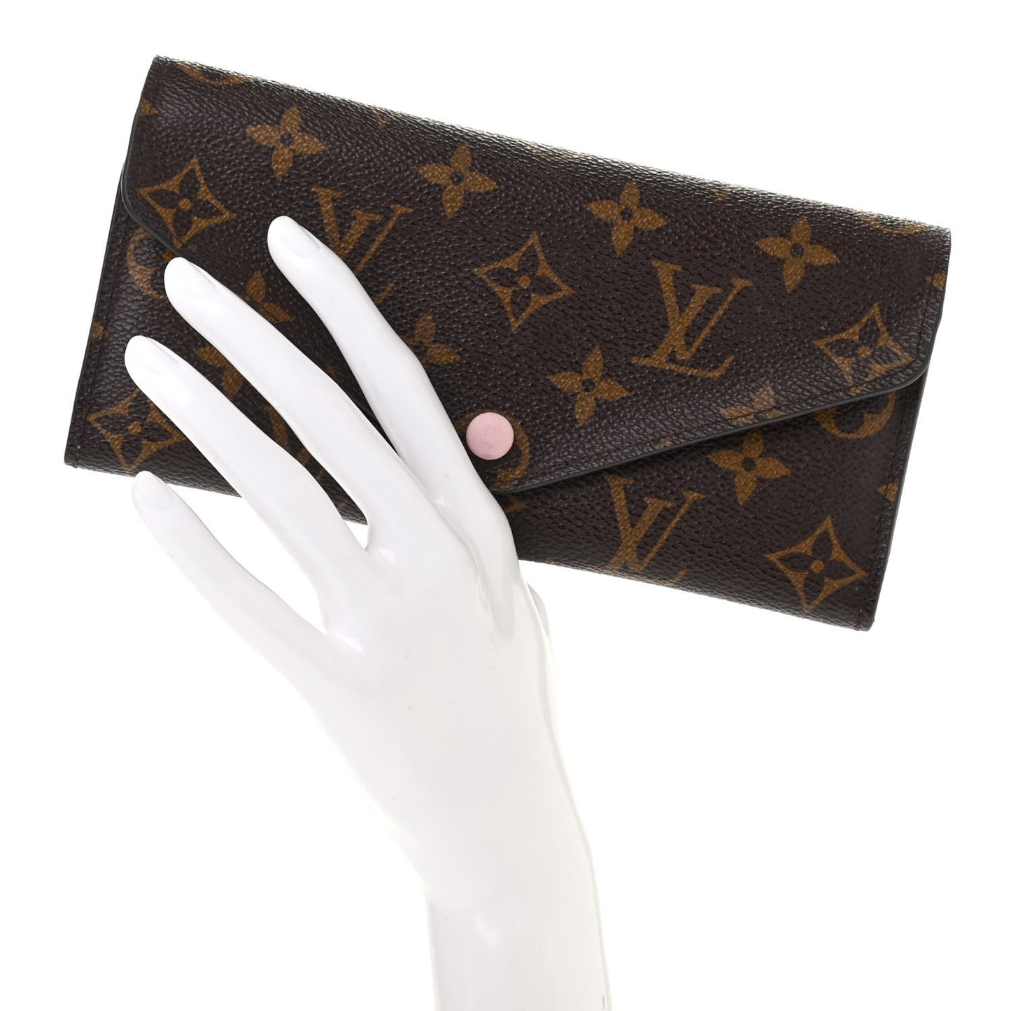 Monogram Josephine Wallet Rose Ballerine