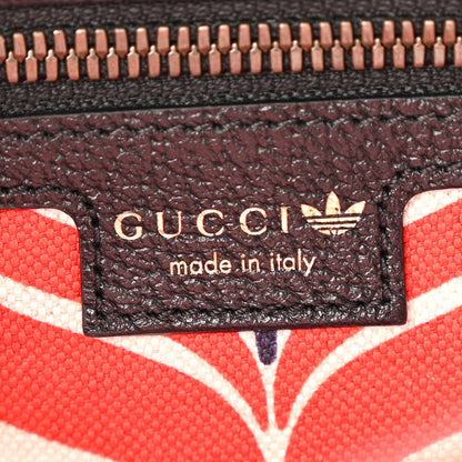 Gucci X ADIDAS Textured Dollar Calfskin Belt Bag Black 6 of 11