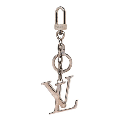 Louis Vuitton LV Facettes Bag Charm Key Holder Silver 1 of 3