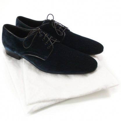 FASHIONPHILE SALVATOREFERRAGAMOVelvetMensShoes8.5DBlue 4 of 8
