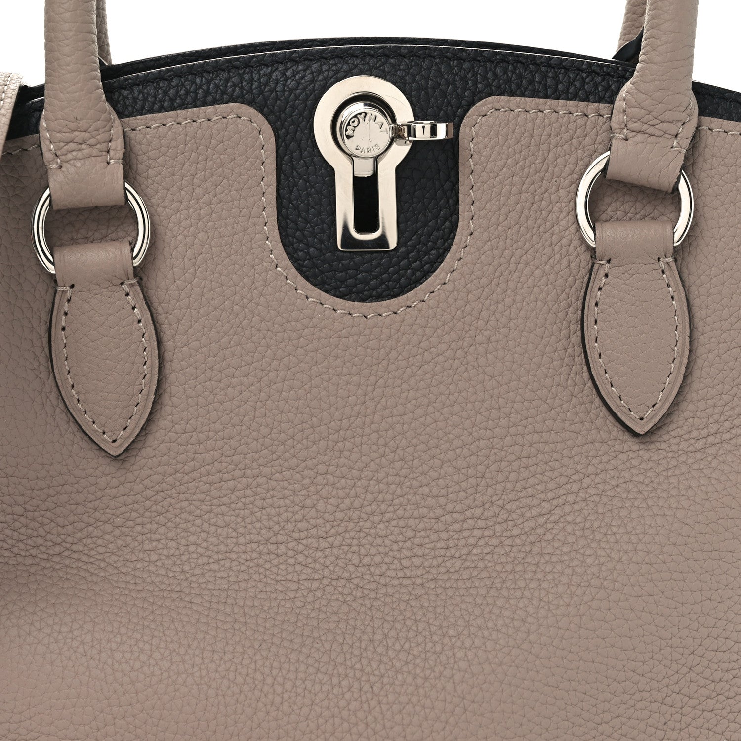 Moynat Taurillon Josephine PM Tourterelle Blue 7 of 9