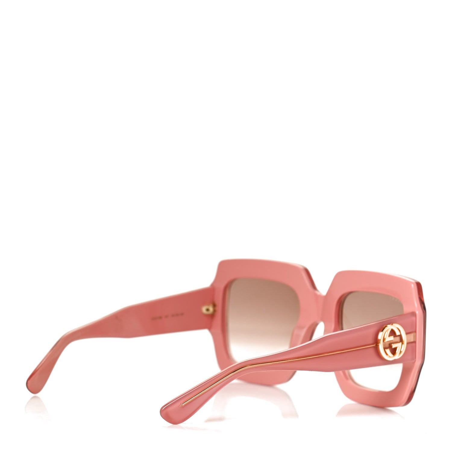 Gucci Square Frame GG0178S Sunglasses Rose Brown 4 of 8