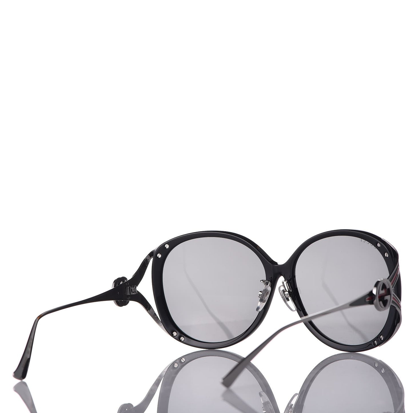 Round Frame Injected GG0226SK Sunglasses Black