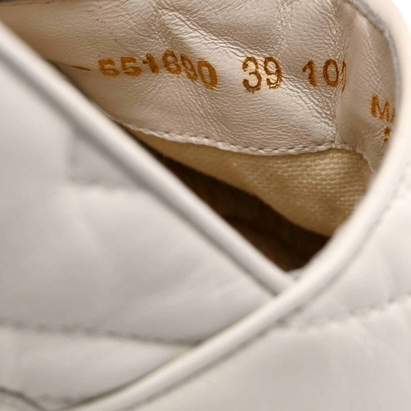 Nappa Matelasse GG Marmont Espadrilles 39 Great White