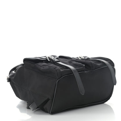 Prada Tessuto Nylon Vitello Backpack Black 4 of 11