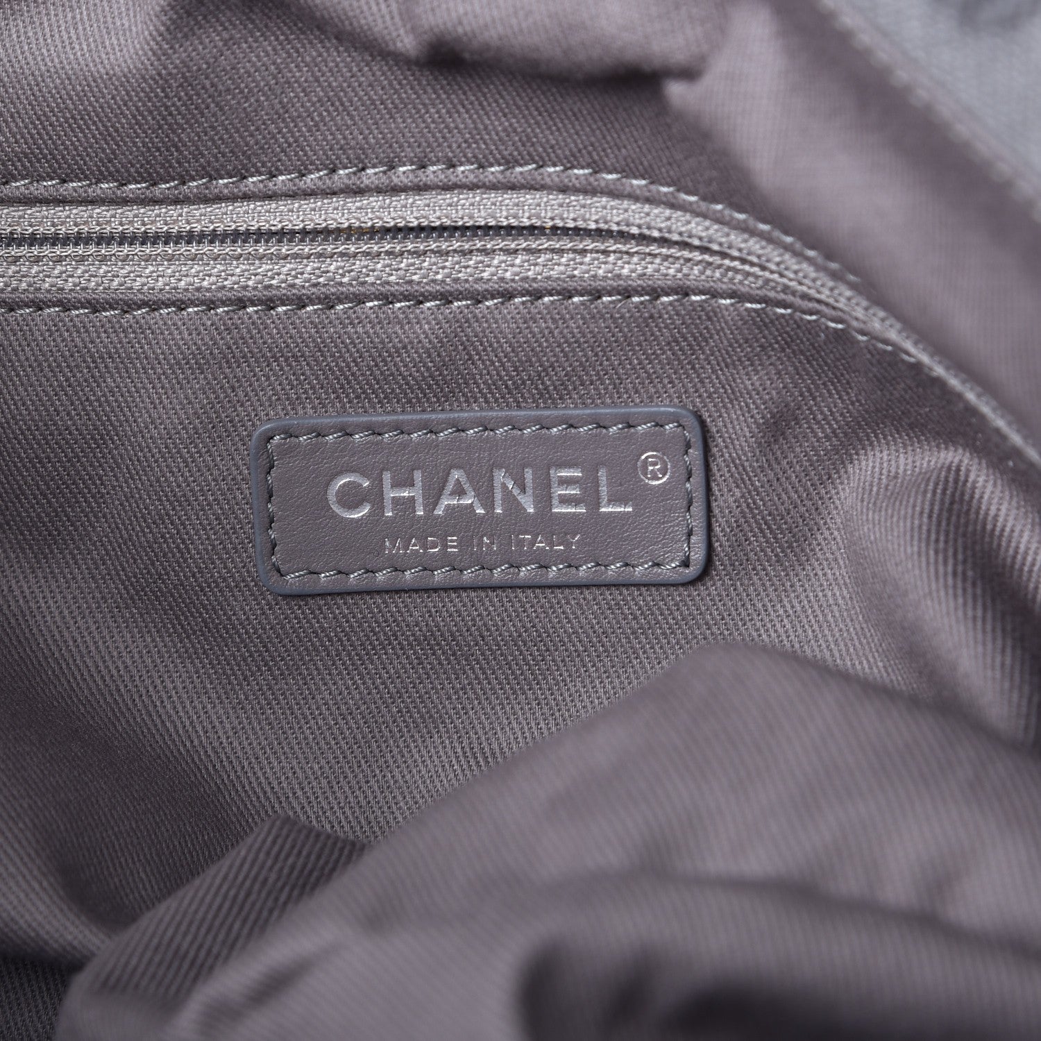 Chanel Canvas Small Double Face Tote Gray 6 of 7
