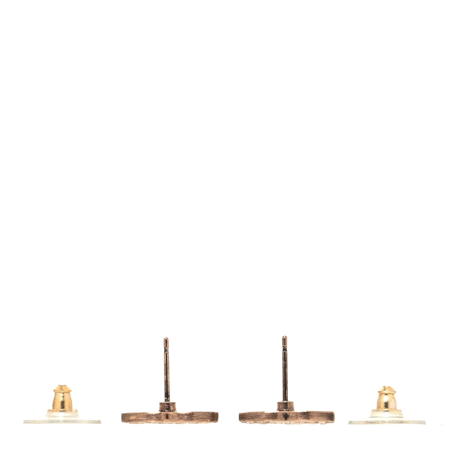 Crystal CC Earrings Gold