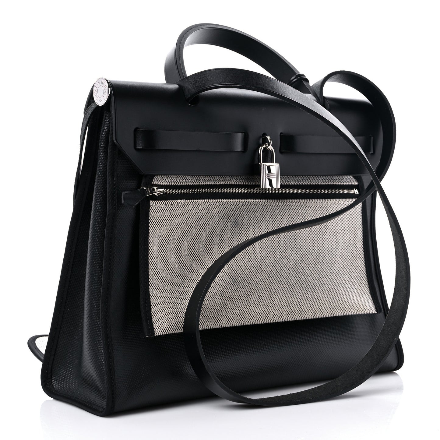 Toile H Berline Vache Hunter Herbag Zip PM 31 Black Ecru