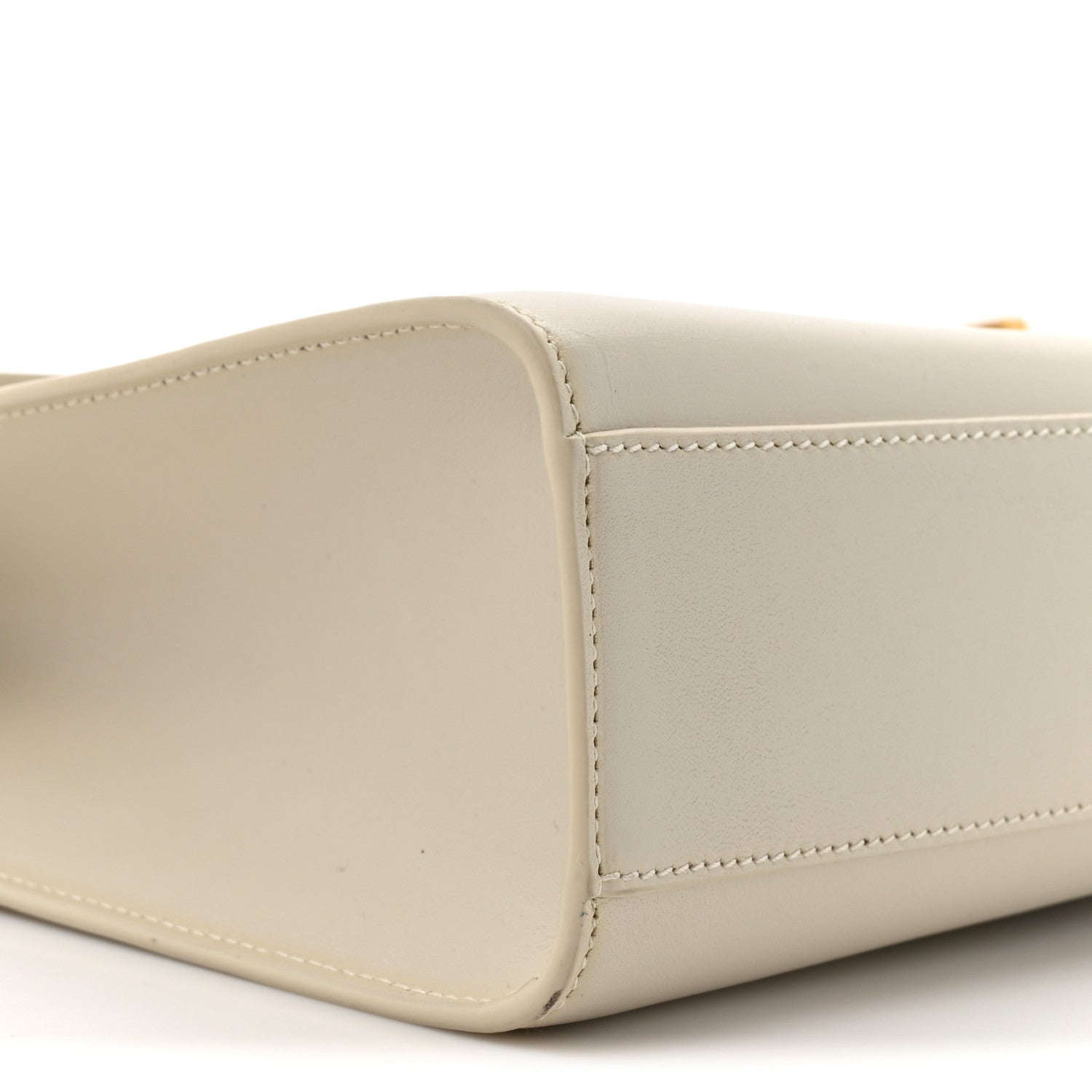 Saint Laurent Smooth Calfskin Manhattan Shoulder Bag Crema Soft 10 of 14